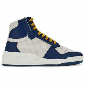 Saint Laurent Elevate Your Style with Mid-Top Blue Luxury Sneakers Saint Laurent 