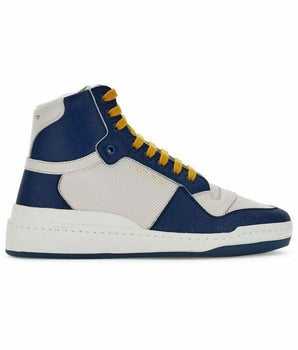 Saint Laurent Elevate Your Style with Mid-Top Blue Luxury Sneakers Saint Laurent 