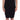 Roccobarocco Elegant Black Sheath Jersey Knee-Length Dress