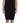Roccobarocco Elegant Black Sheath Jersey Knee-Length Dress Roccobarocco 