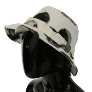 Dolce & Gabbana Polka Dot Cotton Bucket Hat - White & Black