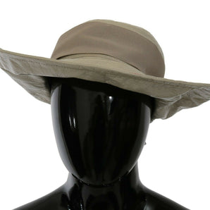 Dolce &amp; Gabbana Gorra Panamá Elegante Beige - Accesorio de Moda Atemporal