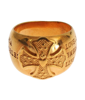 Nialaya Glamorous Gold-Plated Sterling Silver Ring Nialaya 