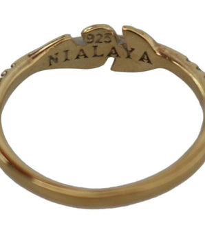 Nialaya Elegant Gold CZ Crystal Women's Ring Nialaya 