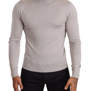 Dolce &amp; Gabbana Elegant Cashmere-Silk Blend Turtleneck