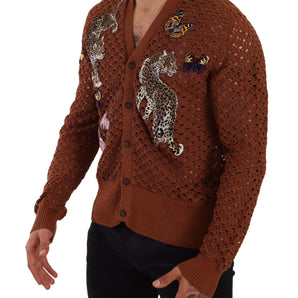 Dolce &amp; Gabbana Refined Elegance Multicolor Embroidered Cardigan