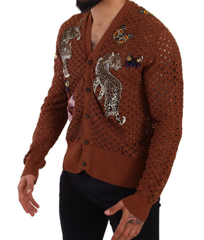Dolce & Gabbana Refined Elegance Multicolor Embroidered Cardigan Dolce & Gabbana 