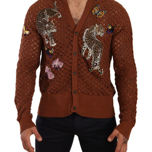 Dolce &amp; Gabbana Refined Elegance Multicolor Embroidered Cardigan