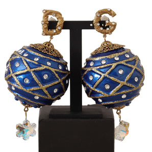 Dolce & Gabbana Dazzling Festive Crystal Clip-On Earrings