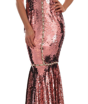 Dolce &amp; Gabbana Enchanted Sicily Fairy Tale Sequined Gown