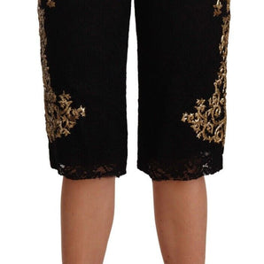 Dolce &amp; Gabbana Elegant Knee Length Designer Shorts