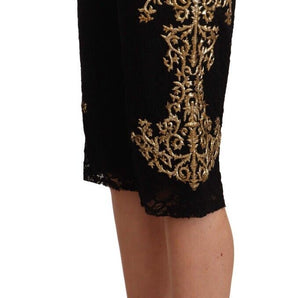 Dolce &amp; Gabbana Elegant Knee Length Designer Shorts