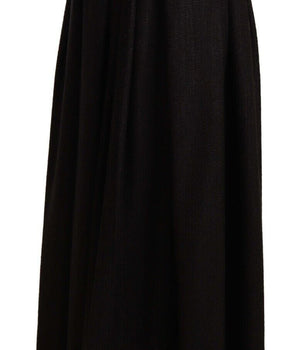 Dolce & Gabbana Elegant High Waist Maxi A-line Wool Skirt Dolce & Gabbana 