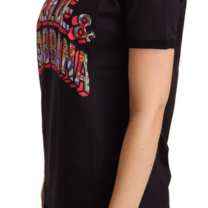 Dolce &amp; Gabbana Elegant Black Cotton Logo Tee