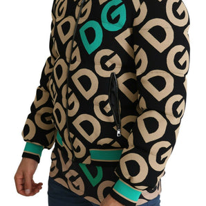 Dolce & Gabbana Iconic Printed Bomber Jacket – Exquisite Design