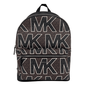 Michael Kors Cooper Large Brown Signature PVC Graphic Logo Backpack Bookbag Bag Michael Kors 