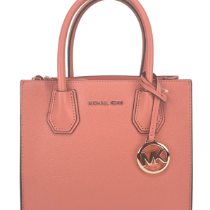 Michael Kors Mercer Medium Sherbet Pebble Leather Messenger Crossbody Bag Purse Michael Kors 