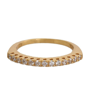 Nialaya Gleaming CZ Crystal Gold-Plated Ring Nialaya 