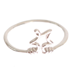 Nialaya Chic Silver Statement Ring