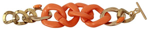Ermanno Scervino Orange Statement Bracelet Ermanno Scervino 