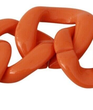 Ermanno Scervino Orange Statement Bracelet Ermanno Scervino 