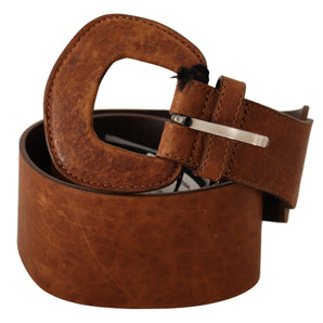 Custom National Elegant Brown Leather Fashion Belt