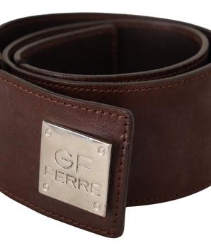 Costume National Elegant Black Leather Fashion Belt Costume National 