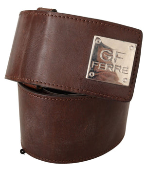 Costume National Elegant Black Leather Fashion Belt Costume National 