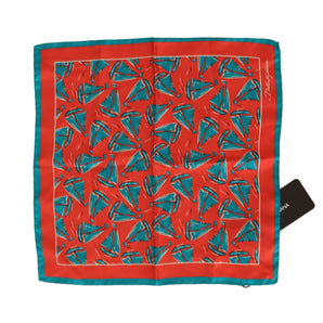 Dolce &amp; Gabbana Sunset Marina Silk Pocket Square