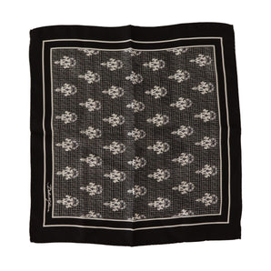 Dolce &amp; Gabbana Elegant Silk Pocket Square Handkerchief