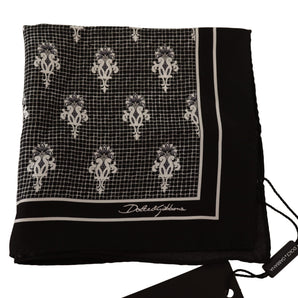 Dolce & Gabbana Elegant Silk Pocket Square Handkerchief