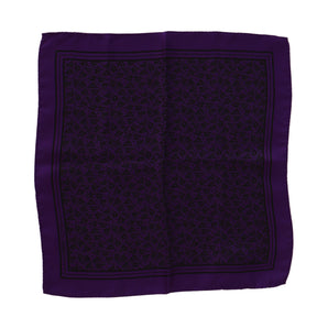 Dolce &amp; Gabbana Elegant Silk Pocket Square in Purple