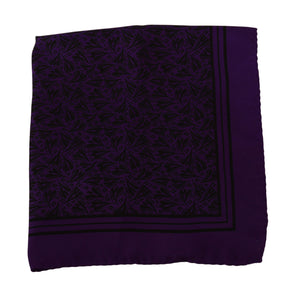 Dolce & Gabbana Elegant Silk Pocket Square in Purple