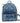 MCM Stark Small Blue Vintage Jacquard Monogram Logo Fabric Backpack Bookbag