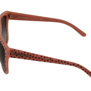 Dolce &amp; Gabbana Elegant Vintage Style Star-Studded Sunglasses