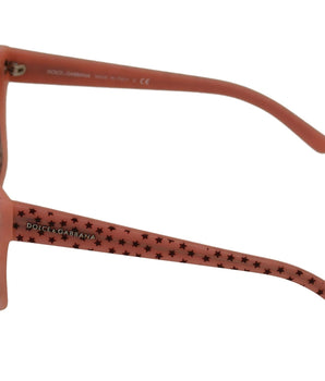 Dolce & Gabbana Brown Stars Acetate Frame Women Shades Sunglasses Dolce & Gabbana 