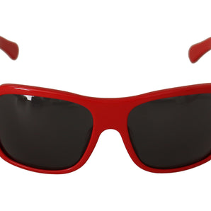 Dolce &amp; Gabbana Swarovski Stone Embellished Red Sunglasses