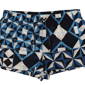 Dolce & Gabbana Majestic Majolica Print Swim Trunks Dolce & Gabbana 