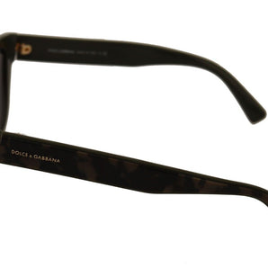 Dolce &amp; Gabbana Gafas de sol de diseñador elegantes de acetato negro