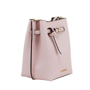 Michael Kors Emilia Small Powder Blush Pebble Leather Bucket Messenger Handbag Michael Kors 