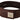 GF Ferre Brown Genuine Leather Wide Logo Buckle Waist Belt