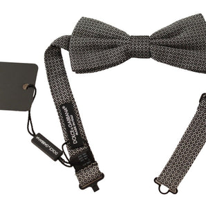 Dolce &amp; Gabbana Elegant Multicolor Silk Bow Tie