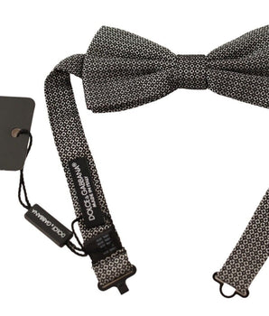 Dolce & Gabbana Elegant Multicolor Silk Bow Tie Dolce & Gabbana 