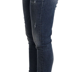 Dolce &amp; Gabbana Elegant Slim-Fit Distressed Skinny Jeans