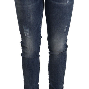 Dolce & Gabbana Elegant Slim-Fit Distressed Skinny Jeans