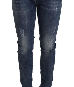 Dolce & Gabbana Blue Wash Skinny Denim Cotton Stretch Jeans Dolce & Gabbana 