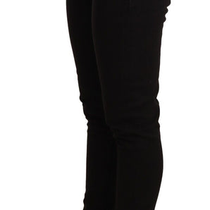 Dolce &amp; Gabbana Elegant Slim-Fit Black Skinny Jeans