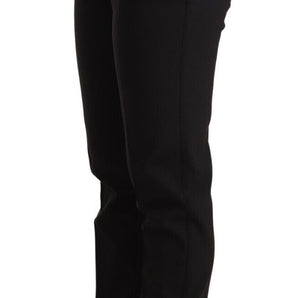 Dolce &amp; Gabbana Elegant Tapered Virgin Wool Trousers