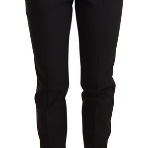 Dolce & Gabbana Elegant Tapered Virgin Wool Trousers