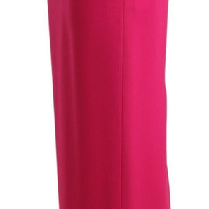 Dolce &amp; Gabbana Elegant High-Waisted Pencil Skirt in Pink